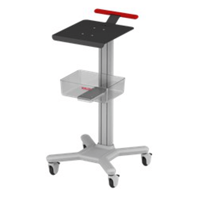 Schiller Trolley X1 with Basket and Mounting Bracket for AT-102, AT-102 G2, AT-10 plus, AT-2, and AT-2 plus (2.101125)