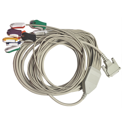 Schiller 10-Lead Stress ECG/EKG Patient Cable