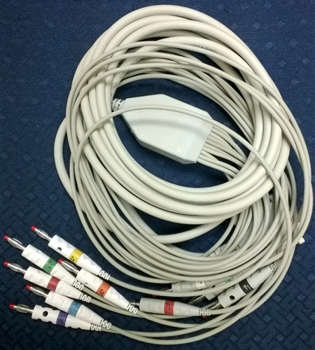 Schiller 10-Lead Resting ECG/EKG Patient Cable