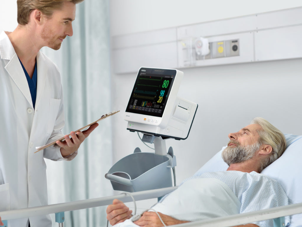 Mindray ePM 12M Patient Monitor with ECG: Advanced Vital Signs Monitoring for Improved Patient Care