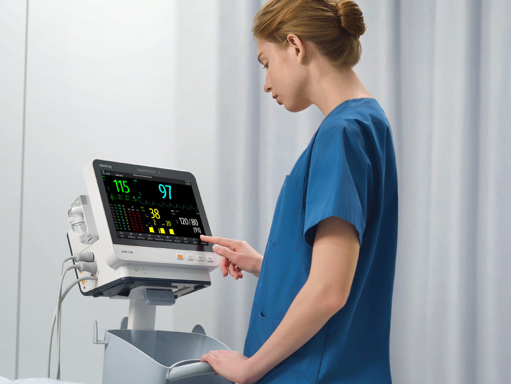 Mindray ePM 12M Patient Monitor with ECG: Advanced Vital Signs Monitoring for Improved Patient Care