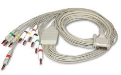 Schiller ECG/EKG Patient Cable, 2 Meter, 10-Leads, with Banana Plug (2.400071S)