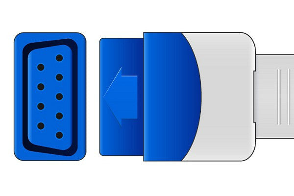 Cables & Sensors Datex Ohmeda Compatible SpO2 Adapter Cable - TS-N3