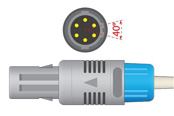 Cables & Sensors Mindray > Datascope Compatible SpO2 Adapter Cable - 0010-20-42594