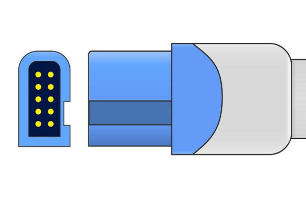 Cables & Sensors Spacelabs Compatible SpO2 Adapter Cable - 700-0030-00