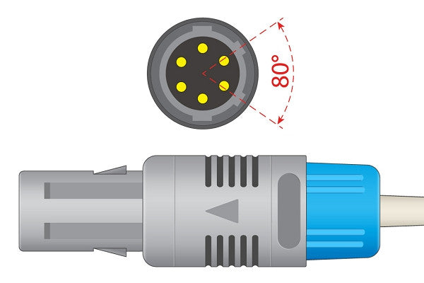 Cables & Sensors Mindray > Datascope Compatible SpO2 Adapter Cable - 0010-20-42595