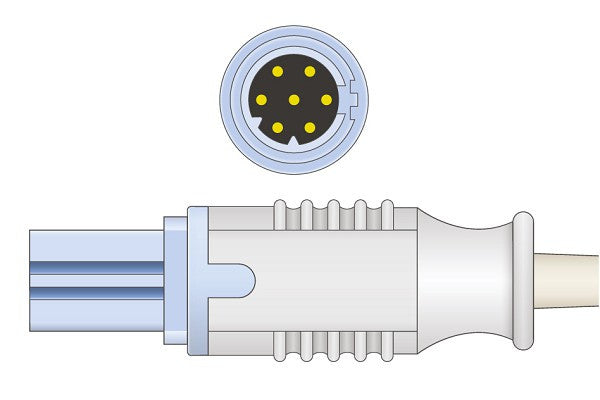 Cables & Sensors Draeger Compatible SpO2 Adapter Cable - MS17330