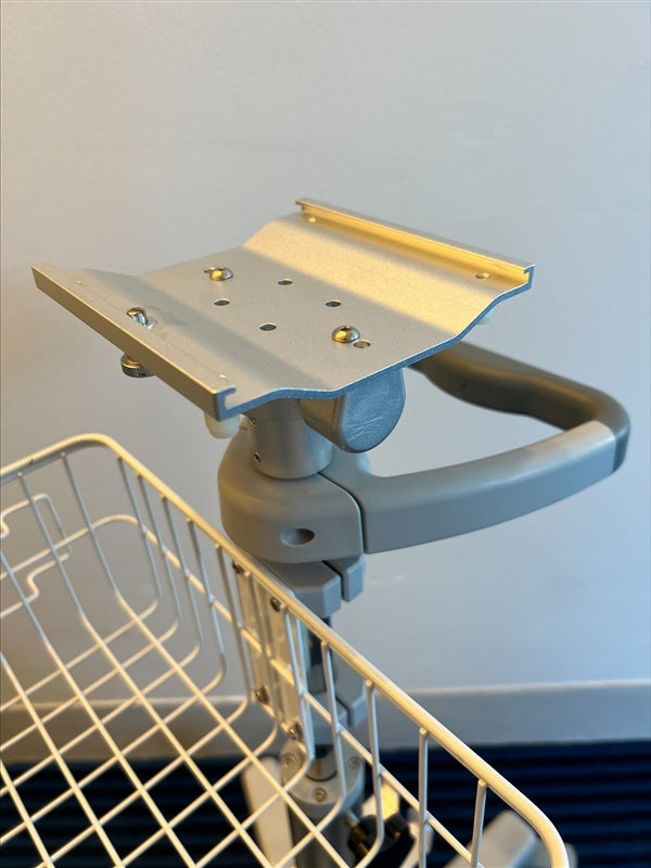 Schiller Sunken Base Rolling Stand with Basket