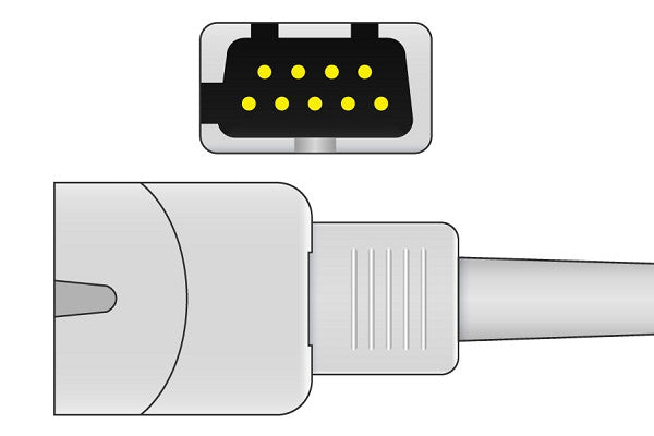 Cables & Sensors Short Adult Clip SpO2 Sensor - Masimo Compatible - 1863 LNCS DCI