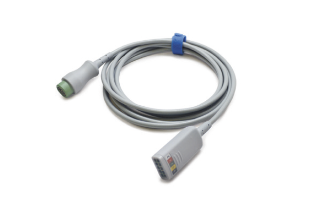 Mindray 3/5 Lead ECG Mobility Cable, 12 Pin, Adult/Pediatric | Hospital Equipment