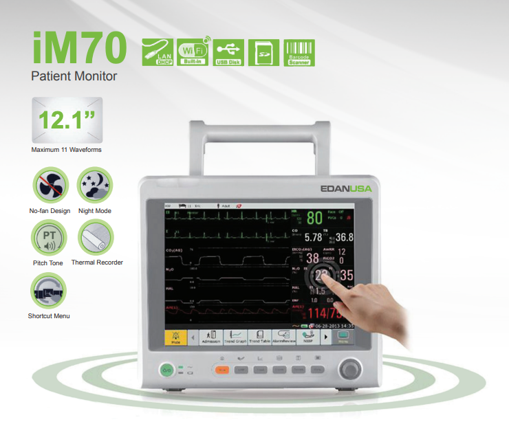 EdanUSA iM70 Patient Monitor