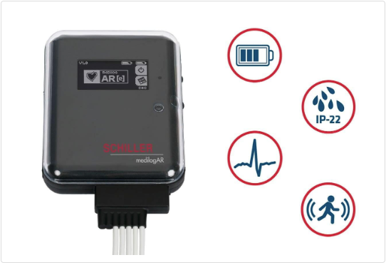 Schiller Medilog® Holter System Package - ONE MedilogAR Office with 7 Leads (1A.306010-K17L)