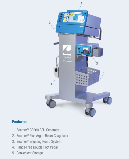 Conmed Beamer® System Endoscopic Electrosurgical Platform