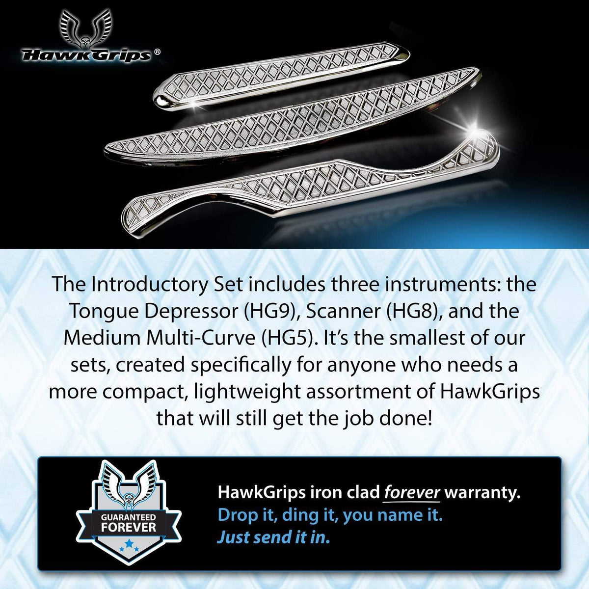 HawkGrips Introductory Set | IASTM Tools for Soft-Tissue Treatment