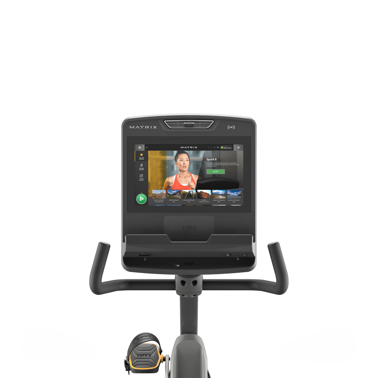 Matrix Fitness Performance Recumbent Cycle with Touch Console