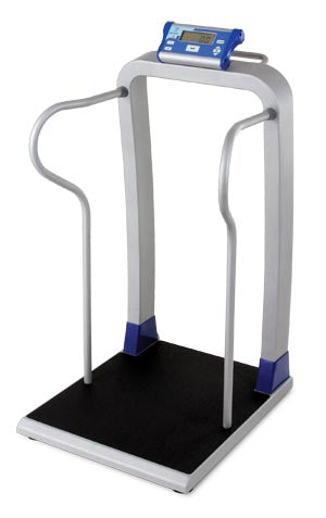 Handrail Scale, BMI Calculator, 1000 lbs/ 454 kg, Platform: 25 x 29" x 46""