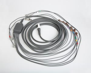 10 Lead Patient Cable For Q-Stress, AHA 43 Leadwires Snap Connection