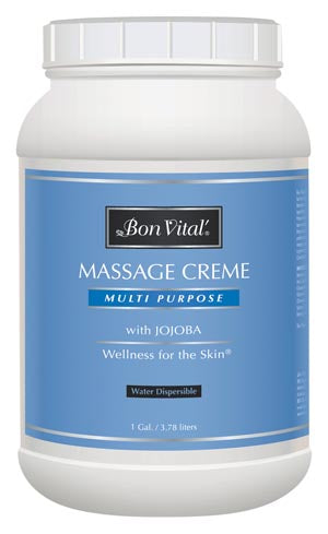 Multi-Purpose Massage Crème, 1 Gallon Jar, 4/cs