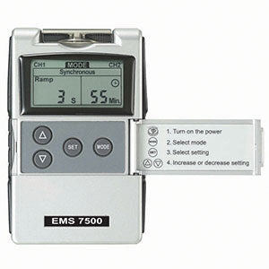 EMS 7500 Digital Device, Patient Compliance Meter, Three Modes, Rubber Side Railings