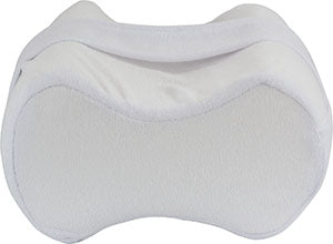 Memory Foam Knee Separator Cushion, 9 x 7.5" x 5" White